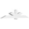 Ekena Millwork Kennewick Architectural Grade PVC Gable Bracket, 96"W x 20"H x 6"D x 6"F, 5/12 Pitch GBP096X20X0606KEN00 - alternate 1